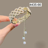 Impression Pack of 12 Pcs French Style Hair Barrette Non-Slip Jaw Banana Metal Hair Claw Clip